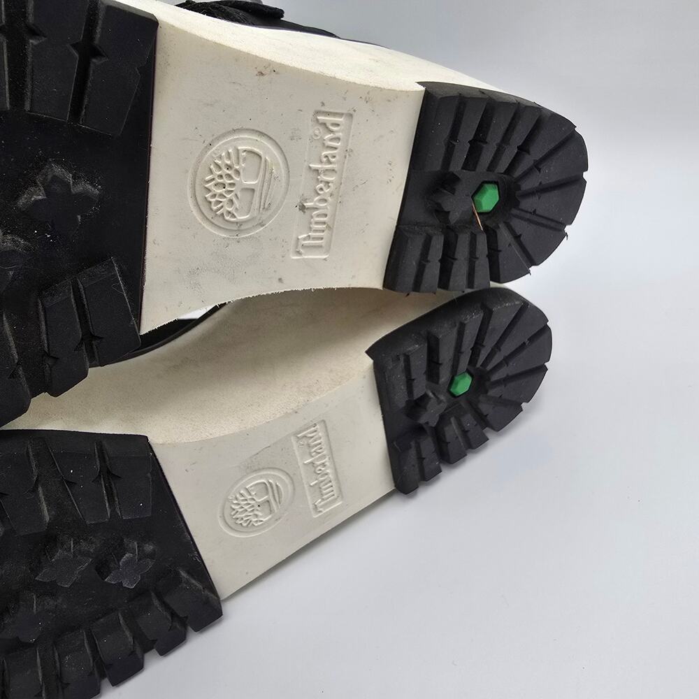 Timberland Koralyn 2 black white strappy buckle foam wedges 8 - Picture 9 of 12